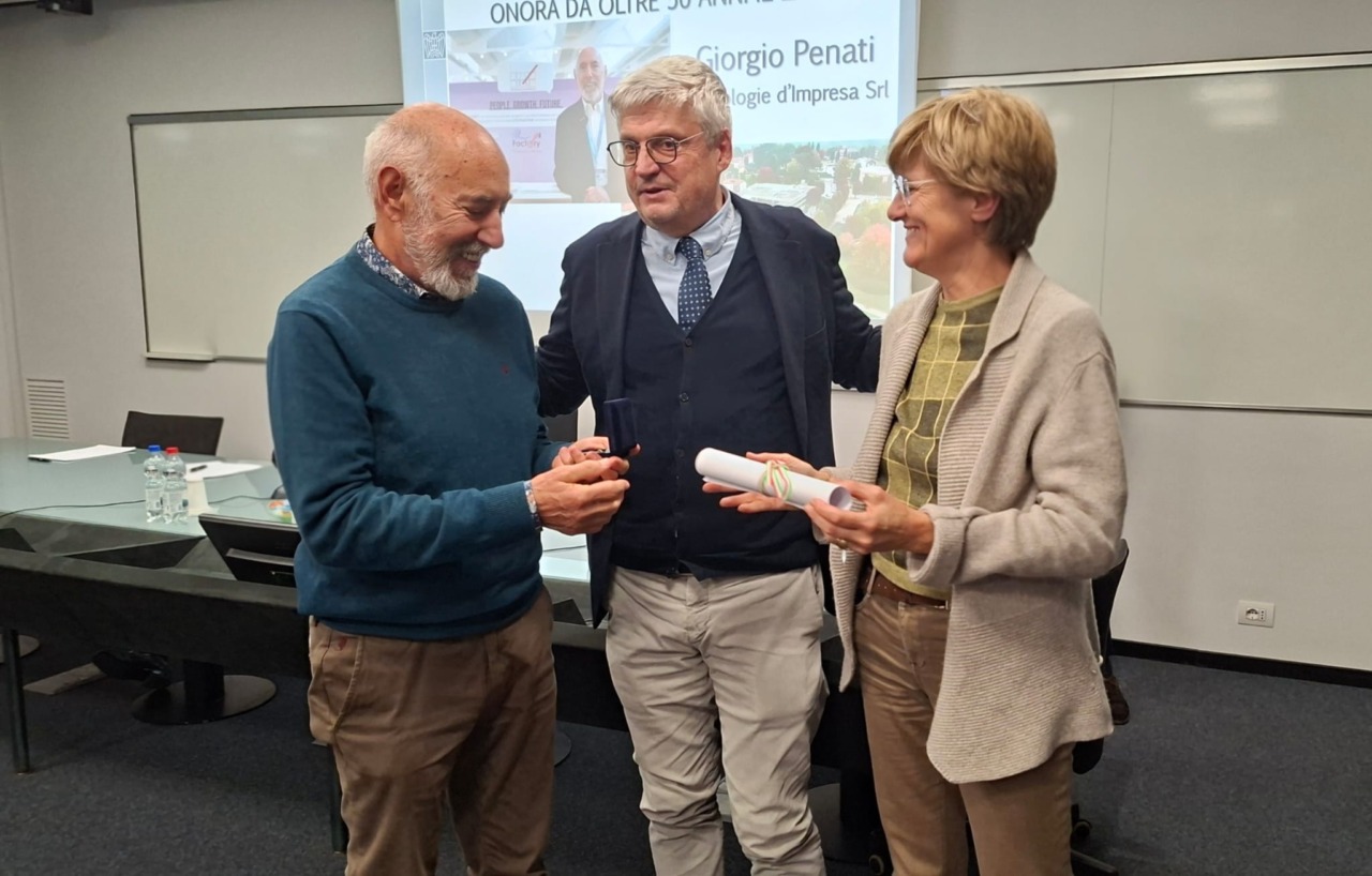 Confindustria Como premia Giorgio Penati per 50 anni di lavoro