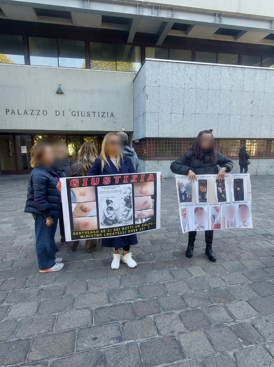 “Vogliamo giustizia per i nostri figli”: mobilitazione delle mamme di Villa Santa Maria fuori dal Tribunale