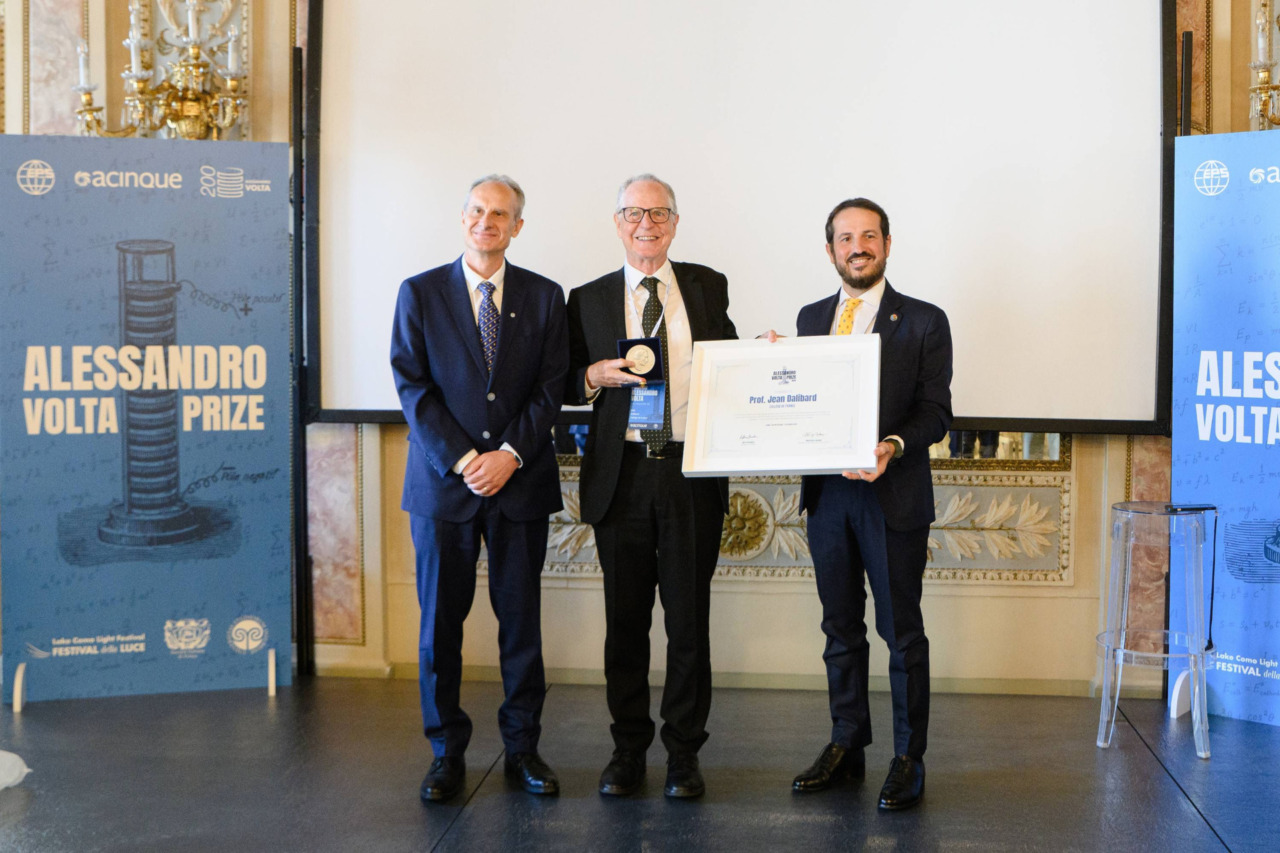 Premio Volta a Jean Dalibard, lo scienziato che ha “fermato” gli atomi con la luce